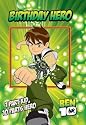Ben 10 - Moving Picture Hologram Birthday Card
