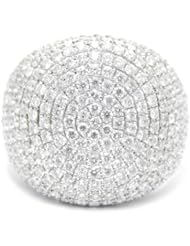 18k White Gold Round Diamond Ring (2.42 cttw, g-h Color, vs2-si1 Clarity)