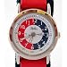Montre Reflex pour Gar�on en Tissu et Velcro Couleur Bleu/Rouge Ray�e