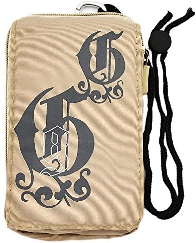 NYZ Universal Outdoor Sports Climbing Cycling Hiking Camping Travel Running Walking Bag Nylon Hook Pouch /Tools Belt Waist Bag Quiksilver/ Pocket Money Purse for 4.7 Inch Iphone 6 5.5 Inch Iphone 6 Plus , Samsung Note 4 Note3,sony Xperia Z2 Z3 , Lg G3 G2,htc One + 2 in 1 Stylus (beige)
