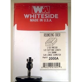 Whiteside - WS2000A - 1 16 Roundover w  Ball Bearing Guide by Whiteside