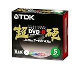 TDK �f�[�^�pDVD-R ���d 16�{�� �z���C�g���C�h�v�����^�u�� 5���p�b�N DR47HCPW5T