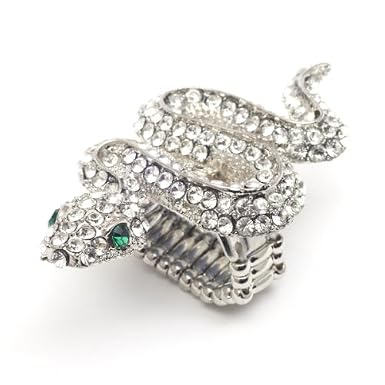 Crystal Snake Ring||RNWIT