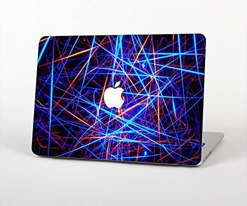 The Neon Glowing Strobe Lights Top Lid And Inside Keyboard Skin Set for the Apple MacBook Pro 15" with Retina Display