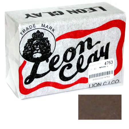 レオン油土　S標準硬度1kg　（赤）