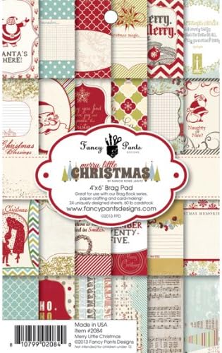 Fancy Pants Merry Little Christmas 4x6 Brag Paper Pad