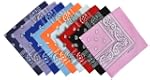 Bandana / Foulard 100% Coton - 20 col...