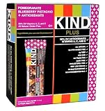 On Sale KIND PLUS, Pomegranate Blueberry Pistachio + Antioxidants, Gluten Free Bars (Pack of 12) by KIND