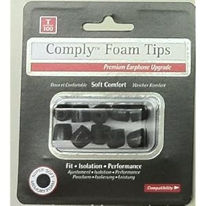 Comply☆★コンプライ イヤホン☆フォームチップ 10個入 T100,200,400,500 輸入品