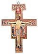 Saint Damiano Crucifix: 3"-10" in Height - MADE IN ITALY