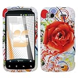 Red Rose Autumn Protector Case for HTC Sensation 4G