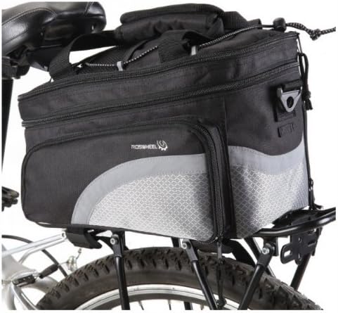 Arctic Biker Outdoor Sport 15L Bicycle Bag, Bike Rear Seat Pannier, For Better Cycling, 15L Gray
