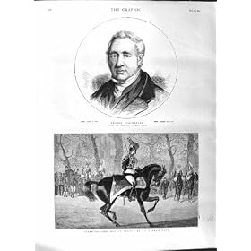 GARDES 1881 DE CHEVAL DE GEORGE STEPHENSON JOHN LUCAS LONDRES