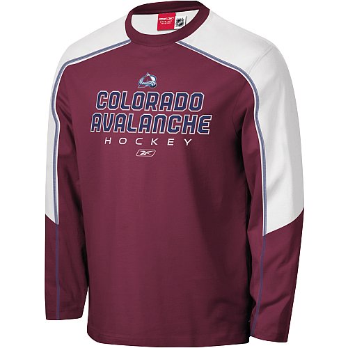 Buy Reebok Colorado Avalanche Face-Off Match-Up Long Sleeve Crew by Reebok