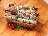 Deluxe Pasta and Sauce Gift Basket Featuring Marinara, Artichoke, Sun-dried Tomato, and Vodka Sauces