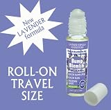 BUMP BLEMISH-LAVENDER FORMULA- 04 Oz 12 ml ROLL-ON Solution for all hair removal complications razor bumps Pseudofolliculitis Barbae or PFB - razor burn - ingrown hairs AND the dark hyperpigmented spots they leave behind