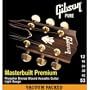 Gibson Masterbuilt Premium Phosphor Bronze Acoustic Guitar Strings, Light 12-53