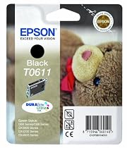 Epson Original T061140 black Ink Cartridge for Stylus D68/D88/DX3800/DX4200/DX4800 (Teddy)