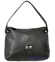 Ferragamo Black Leather Lina Handbag 21-A912BK
