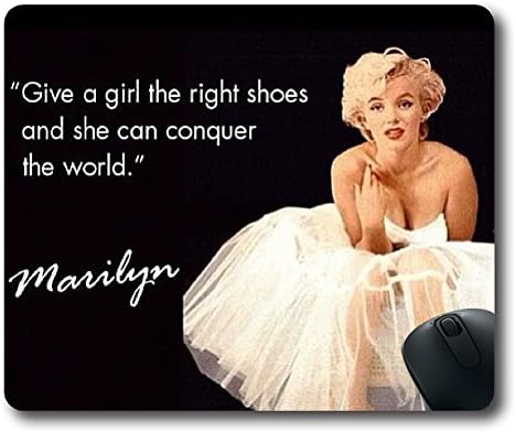 wskshop Design Give a Girl The Right Shoes Series Mouse Pad Rectangle Mousepads (607)