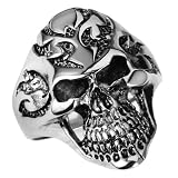 Stainless Steel Casting Skulls Ring