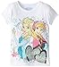 Disney Girls' Frozen Anna and Elsa T-Shirt