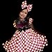 Disguise Mickey Mouse Clubhouse Minnie Glow In The Dark Dot Dress Costume