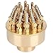 TOPINCN Fountain Nozzle Brass 3 Layers Adjustable Watering Sprayer Pond Sprinkle Jet Head DN40