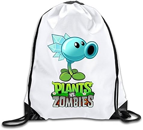HKAIZ Plants Vs. Zombies Drawstring Backpack Knapsack Bag