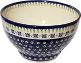 Polish Pottery Bowl 8.5"