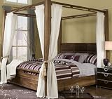 Aico Exiterra Queen Poster Canopy Bed - 23010/020/030/100/130-12
