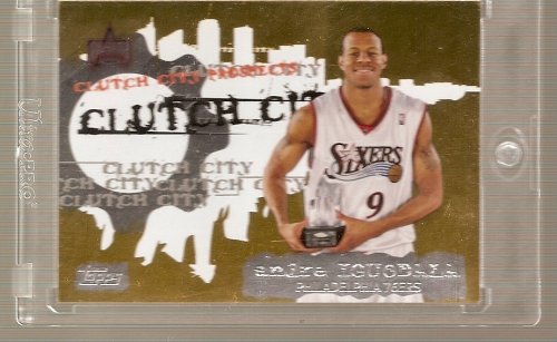 2006 07 Topps Clutch City Prospects Andre Iguodala Philadelphia 76ers Basketball Card # 15 - Mint Condition - Shipped in Protective Acrylic Display Case