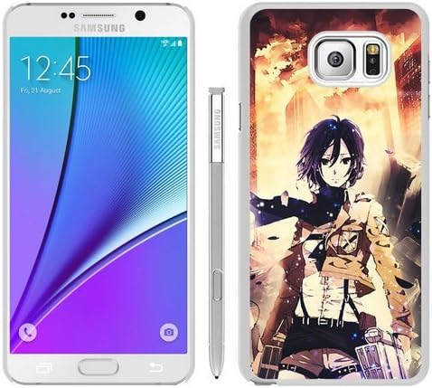Samsung Galaxy Note 5 Case,Attack on Titan 17 White Samsung Galaxy Note 5 Phone Case CHG CASE