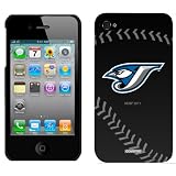 MLB Toronto Blue Jays - stitch design on AT&T, Verizon and Sprint iPhone 4 / 4S Shell Case by Coveroo