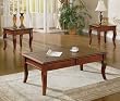 Walnut Occasional Table Set By Coaster Furniture