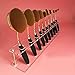 Sankuwen Brush Storange Place Organizer Clear 10 Lattices Cosmetic Display Shelf No Brushes