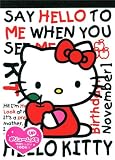 kawaii Memo Pad Hello Kitty with apple & text