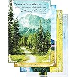 DaySpring Ministry Appreciation Boxed Greeting Cards - Roy Lessin Meadow, 12 Count (37377)