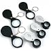 6Pcs 10X Eye Loupe 3X Key Chain Folding Magnifier Tool