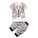 ノーブランド品　ベビー　子供服　男の子2点セット　半袖Ｔシャツ　ショートパンツ　子供用　韓国子供服　セットアップ (Ｌ, ホワイト)