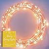 The Original Starry String Lights™ by Brightech - Warm White Color LED's on a Flexible Copper Wire - 20ft LED String Light with 120 Individually Mounted LED's. Set the Mood You Want Anywhere! - Perfect For Creating Instant Appeal in Any Setting - Parties, Bedrooms, or an Intimate Environment Anywhere in the Home