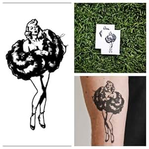 Amazon.com: Marilyn Monroe - temporary tattoo (Set of 2 ...