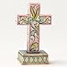 Jim Shore Heartwood Creek Mini Cross Stone Resin Figurine, 3.75”