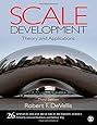 Scale Development: Theory and Applications (Applied Social Research Methods)