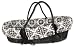 Trend Lab Moses Basket Set, Versailles Black and White