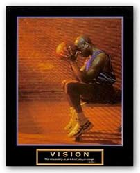 Vision - Basketball by Motivational 8"x10" Art Print Poster