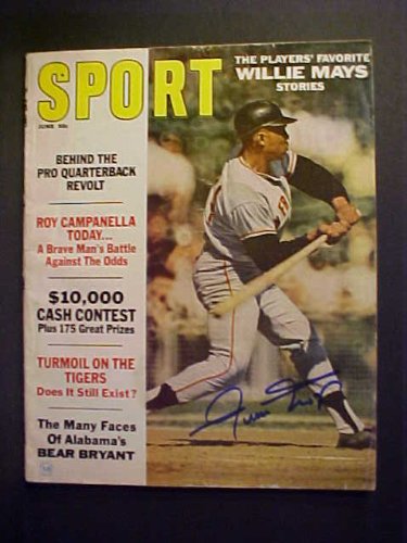Willie Mays San Francisco Giants Autographed June 1967 Sport Magazine