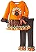 Bonnie Baby Girls' Chevron Turkey Legging Set