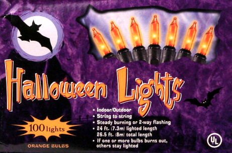Halloween Orange String Light Set of 100