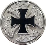 Mens Maltese Spinner Metal Spinning Belt Buckle
